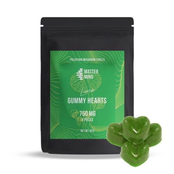 Lime Gummy Hearts 3000mg