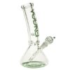 Vodka Glass Clam Digger Double Showerhead Percolator Ice Bong